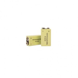 Oplaadbare 9V batterijen (2 stuks)