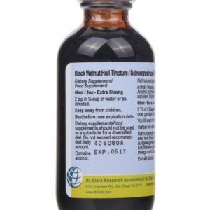 Zwarte Walnoot Tinct 60 ml (Black Walnut Hull Tincture)